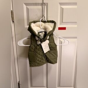 Baby Girls Aspen Kids Hooded Vest NWT
